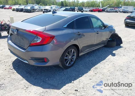 2019 Honda Civic Ex from USA, damaged, VIN JHMFC1F35KX010508